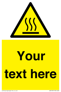 Custom Hot Surface Sign